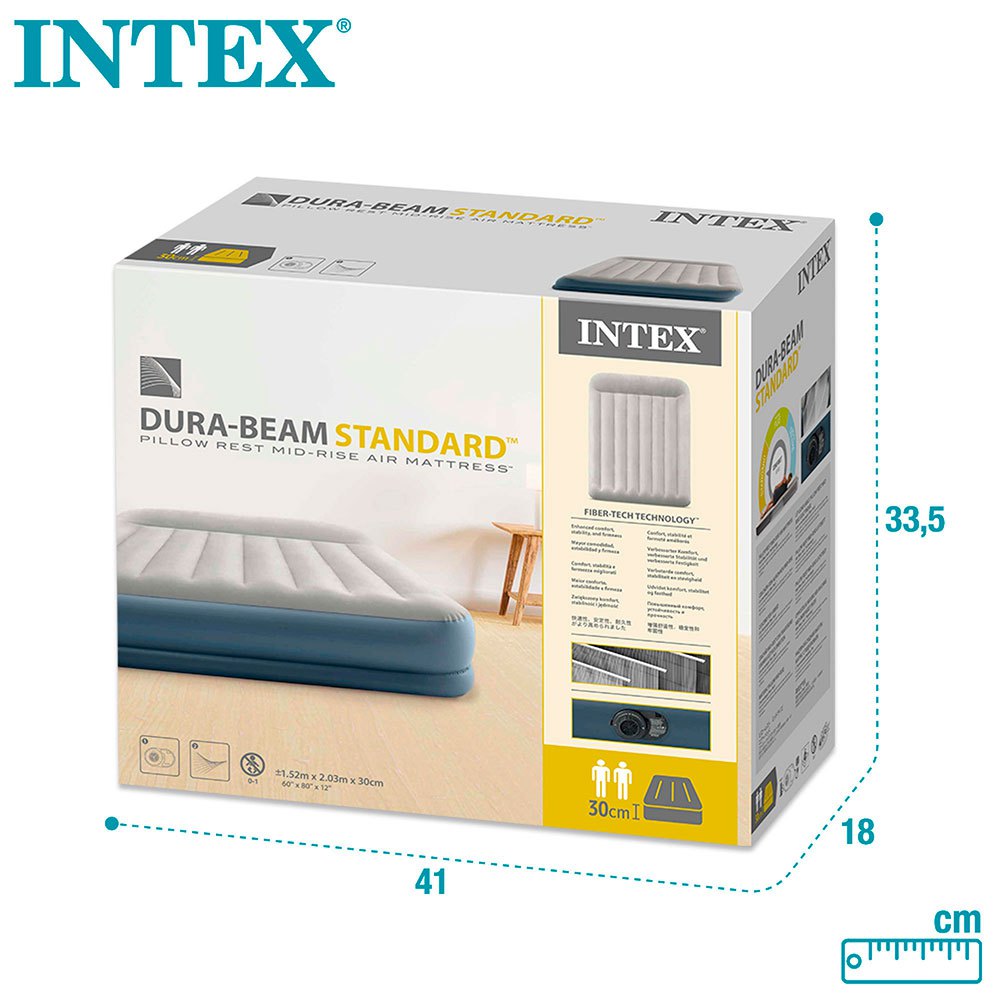 Intex マットレス Standard Pillow Rest Midrise