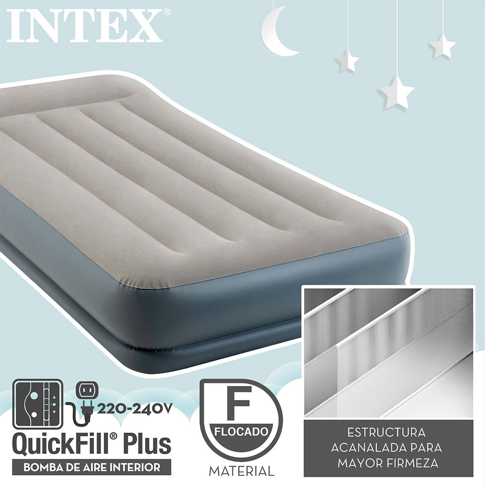 Intex Midrise Dura-Beam Standard Pillow Rest Matras