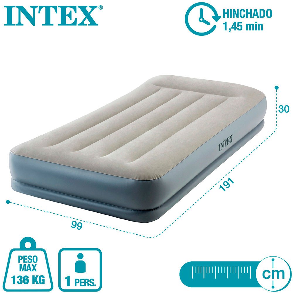 Intex Madrass Midrise Dura-Beam Standard Pillow Rest