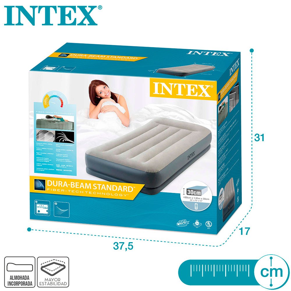 Intex Madrass Midrise Dura-Beam Standard Pillow Rest