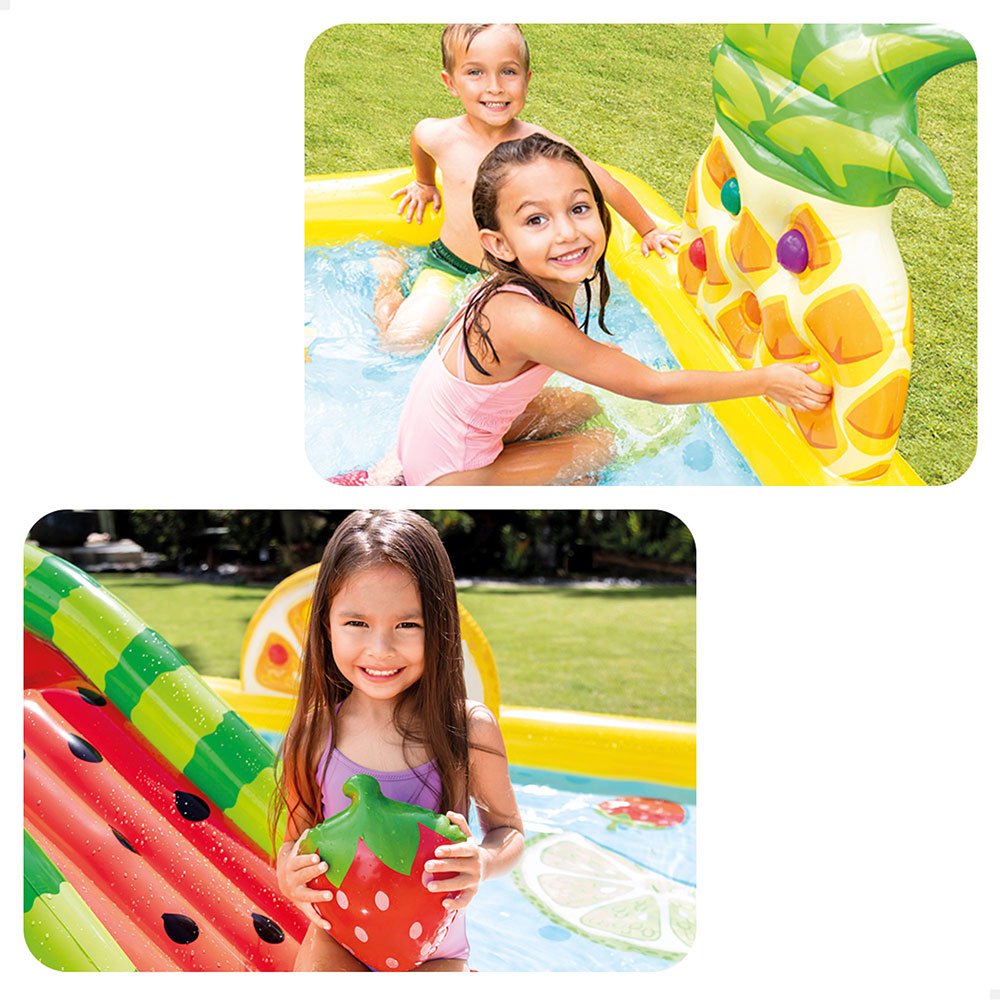 Intex Fruits Play Centre With Slide And Sprinkler Pool