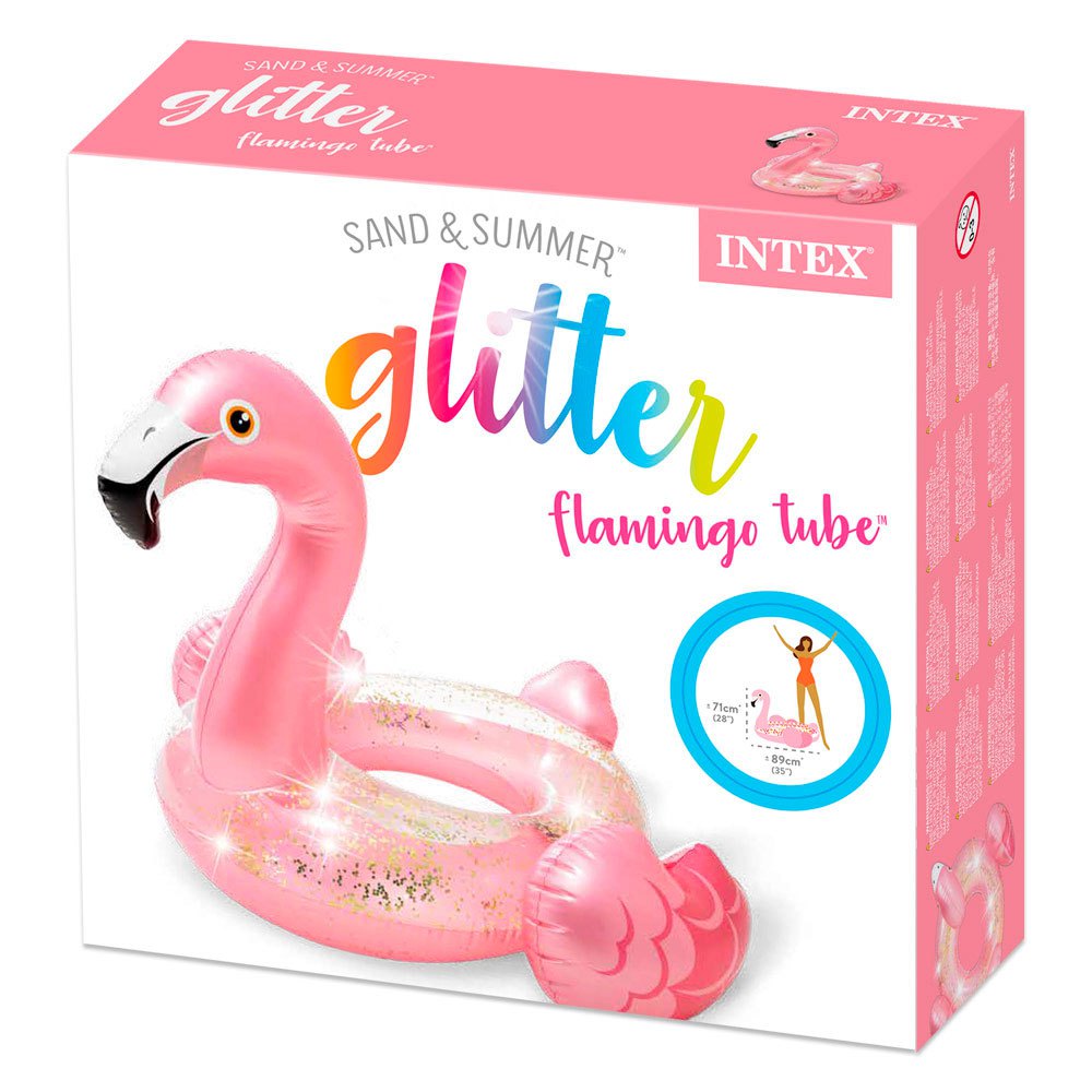 Intex Flamingo Glitterillä