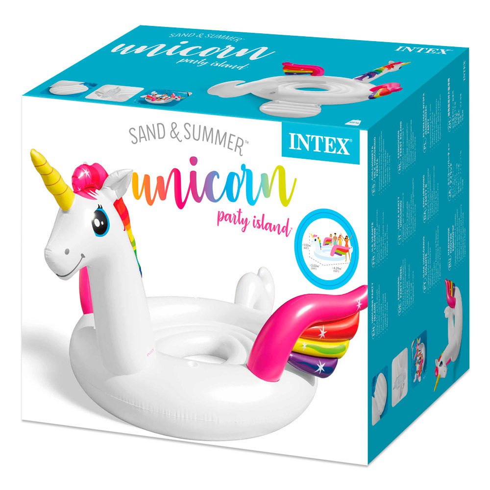 Intex Unicornio Gigante Para 4 Personas