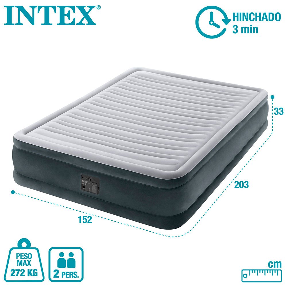 Intex Colchão Fiber-Tech Comfort Plush