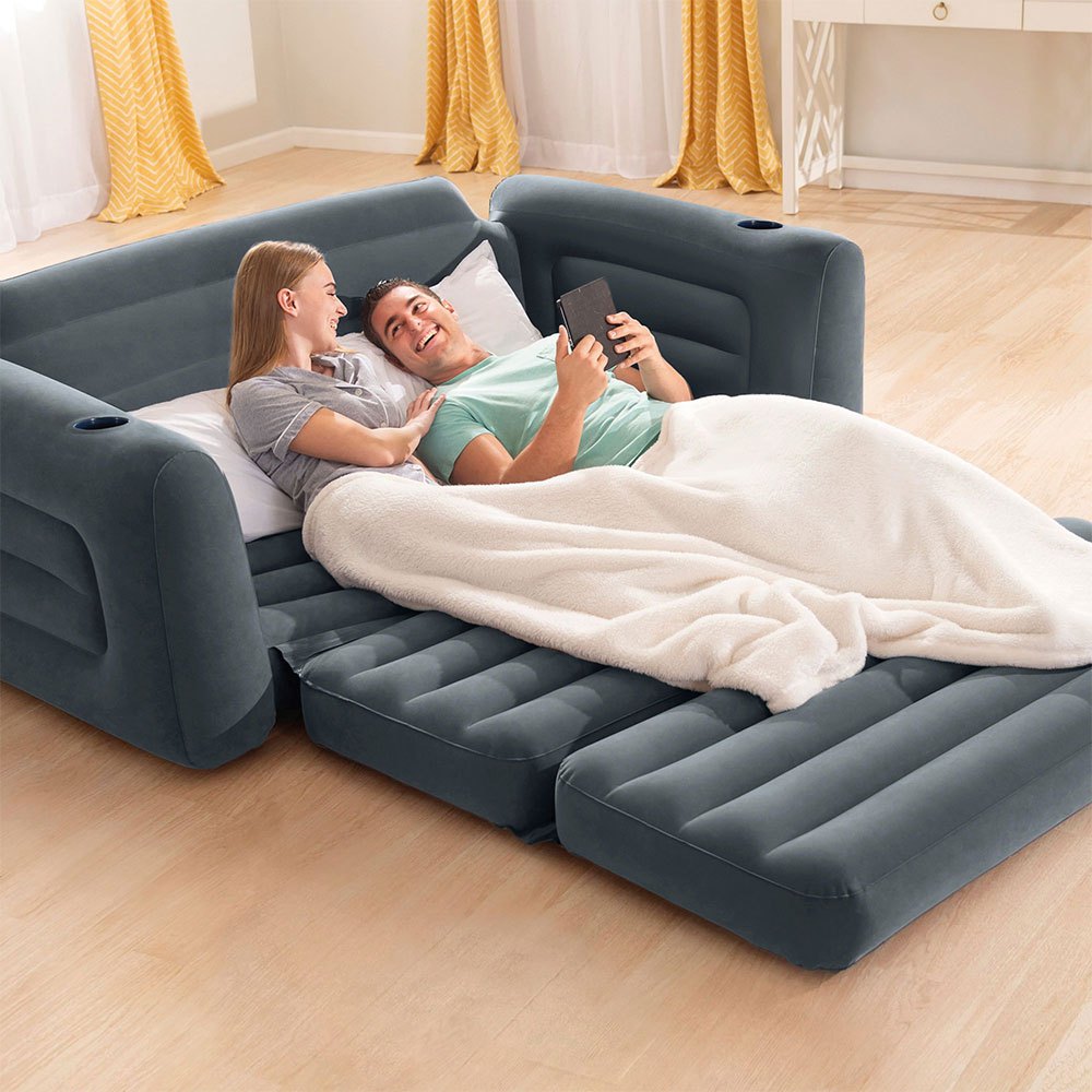 Надувной диван кровать интекс