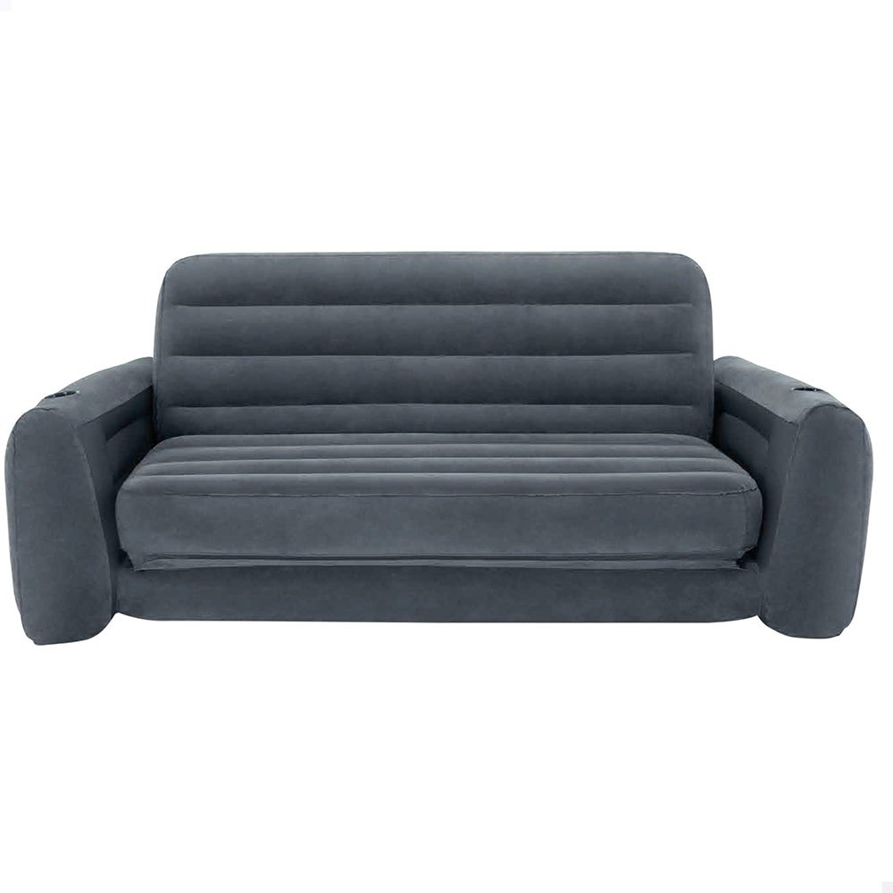 Intex 2 In 1 Inflatable Sofa Bed Grey
