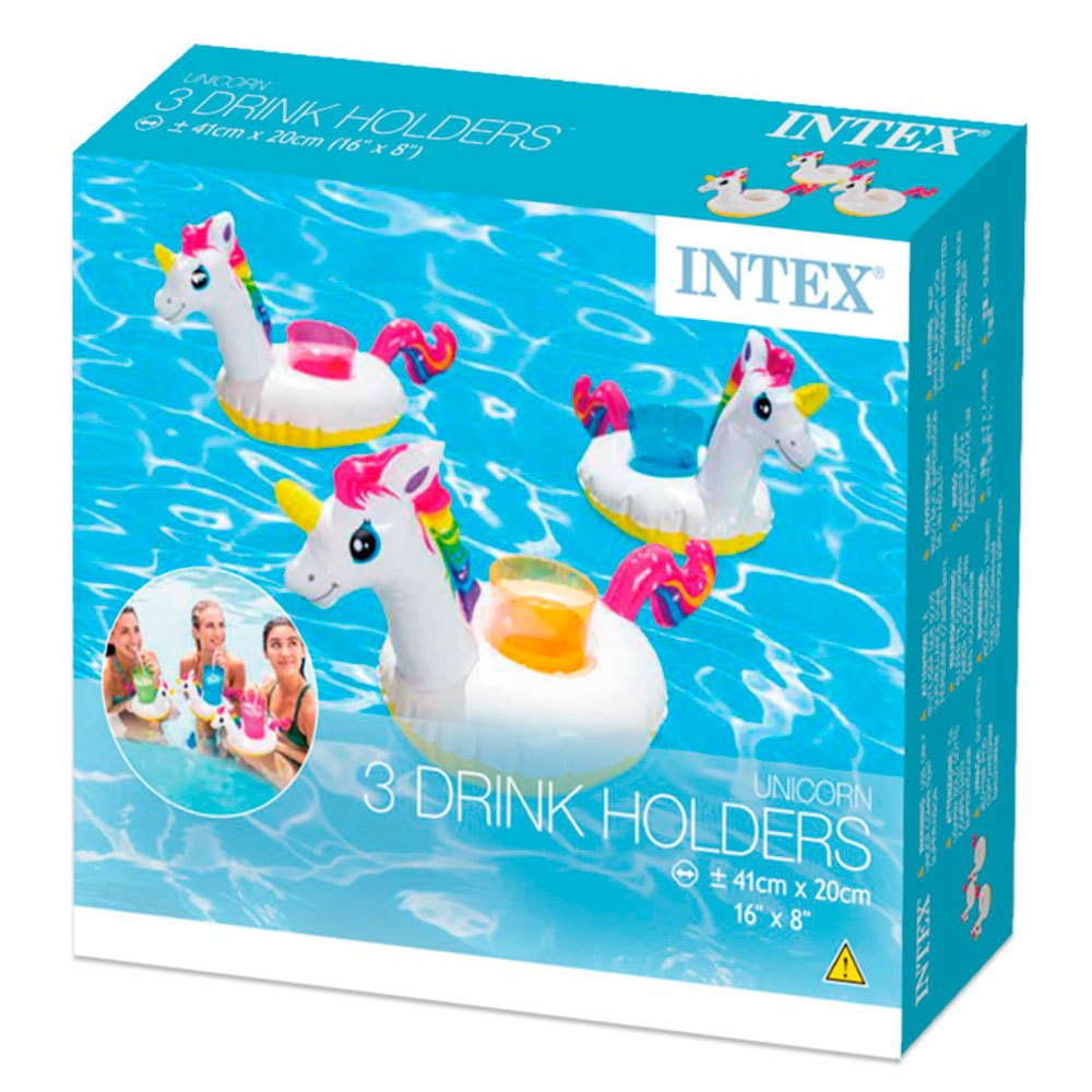 Intex Unicorn Floating Drink Holders Set of 3 