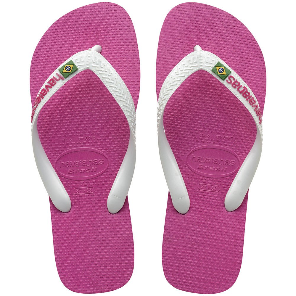Havaianas Brasil Logo Flip Flops