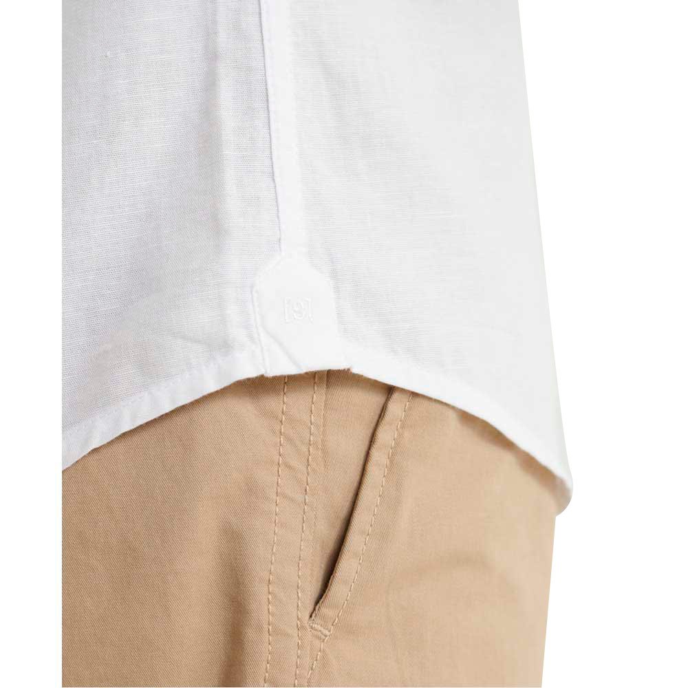 Superdry Edit Linen Button Down Long Sleeve Shirt