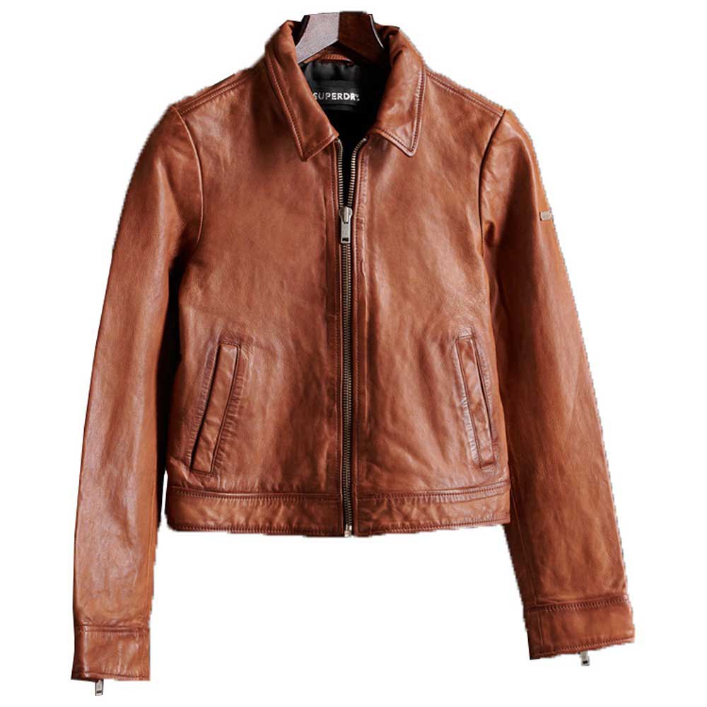 superdry-cropped-leather-harrington-jakke