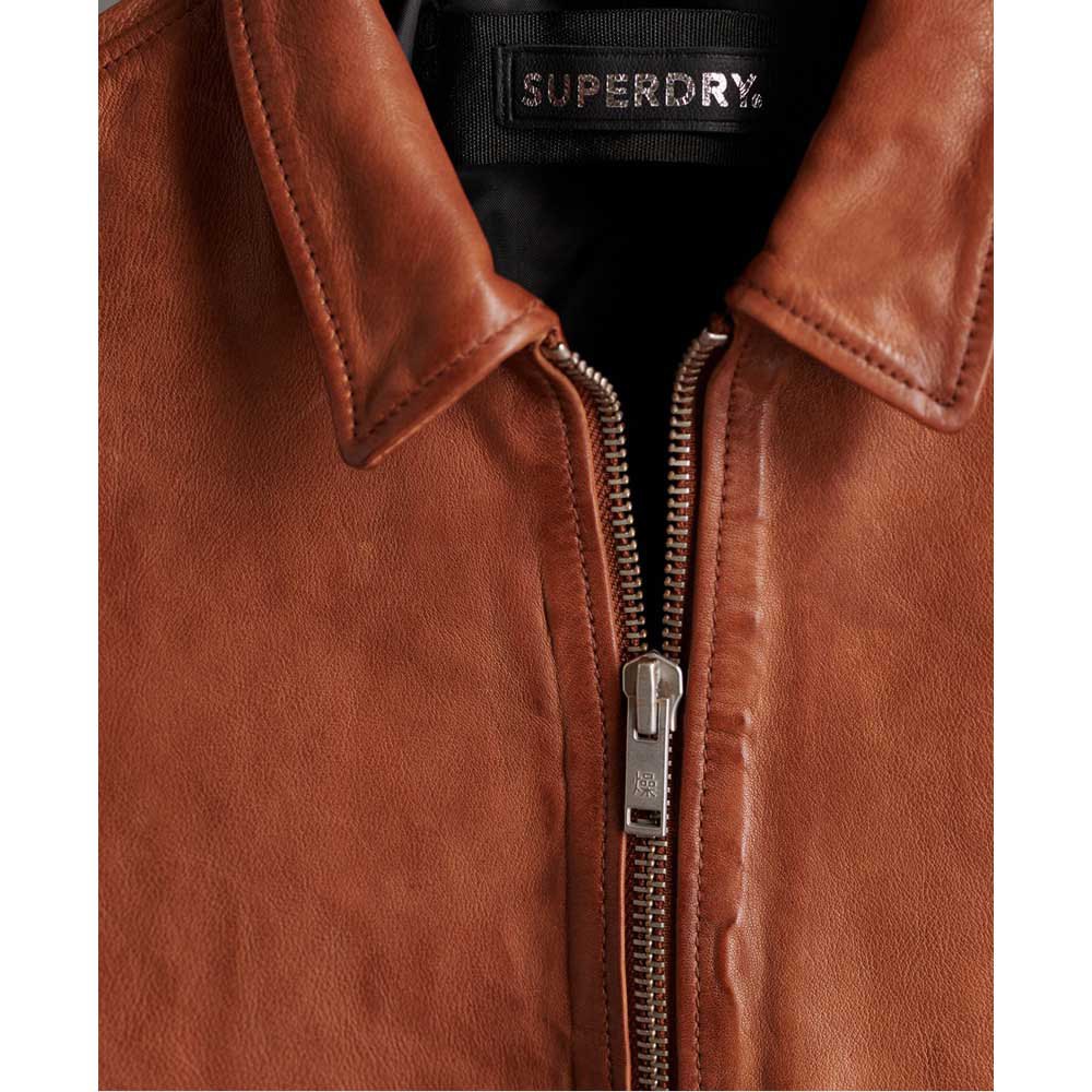 Superdry Jakke Cropped Leather Harrington