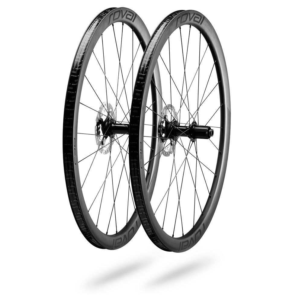 Specialized Roval C 38 Disc Tubular Road Wheel Set, Black | Bikeinn