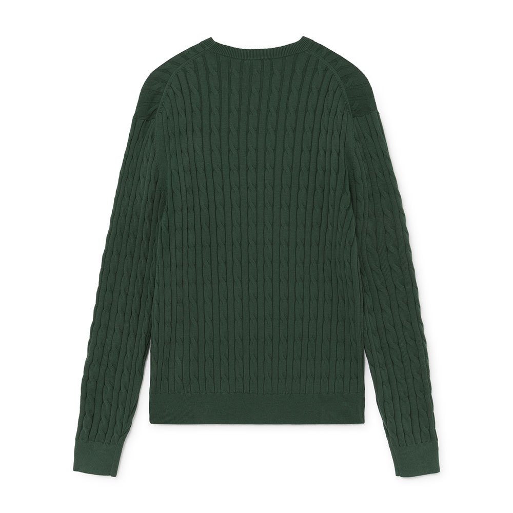 Hackett Jersey Classic Cable Crew Neck