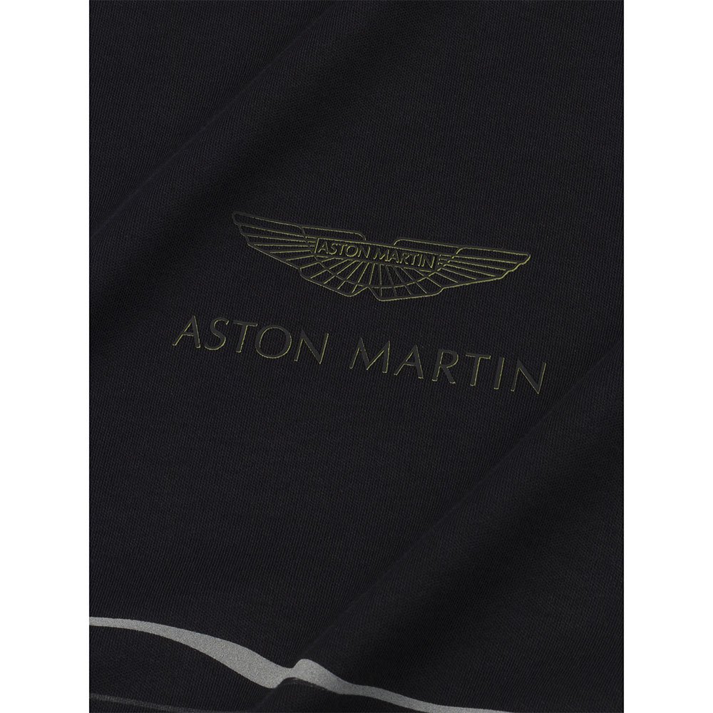 Hackett Lyhythihainen Poolopaita Aston Martin Racing Stripe Chest Panel