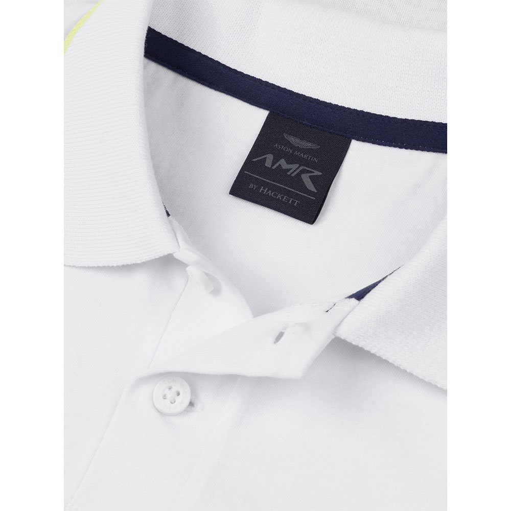 Hackett Aston Martin Racing Stripe Short Sleeve Polo Shirt