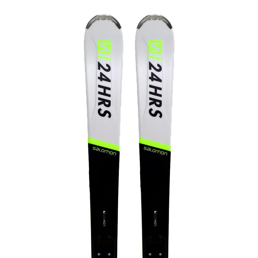 mad pakke Hovedgade Salomon 24 Hours Max+Z11 GW Alpine Skis White | Snowinn