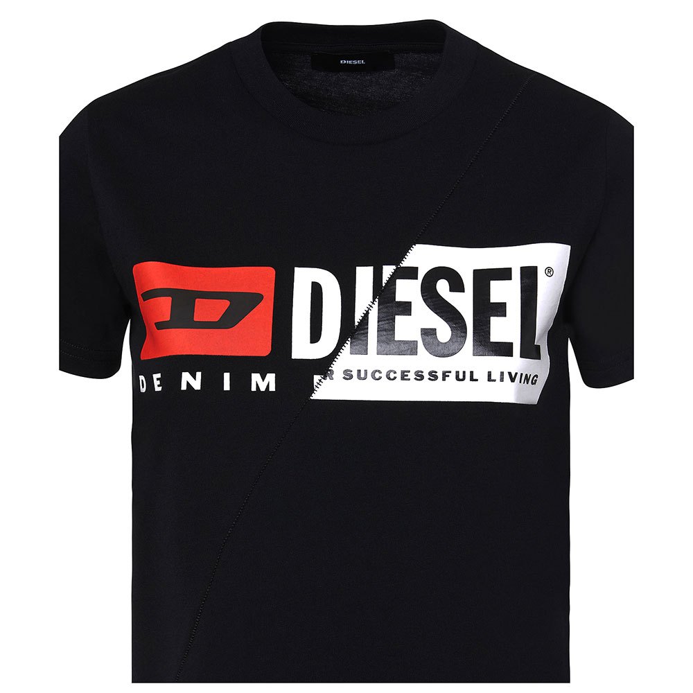Predictor Obligate Frontier Diesel Sily Cuty Short Sleeve T-Shirt Black | Dressinn