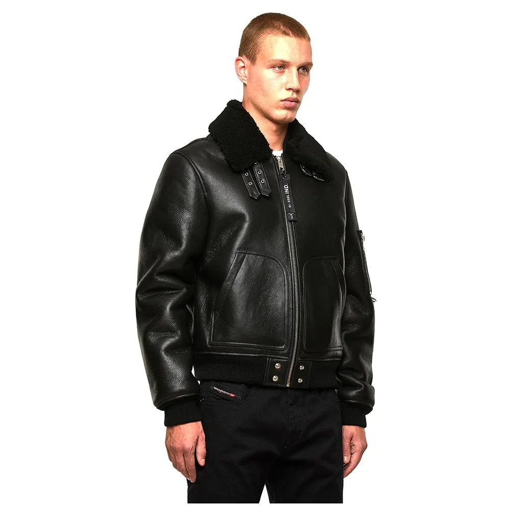 ꧁꧂ ン DIESEL L-HEIN LETHER JACKET ゆ*様 DIESEL L-HEIN LETHER JACKET DIESEL 'L-Hein' Leather Jacket