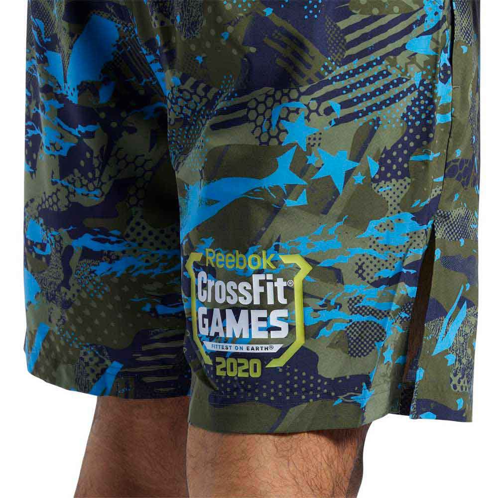 Donder Blauwe plek Vochtig Reebok CrossFit Games Austin II All Over Print Short Pants Blue| Traininn