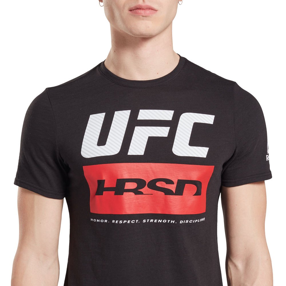 Camiseta Manga Corta UFC Fan Gear Fight Negro| Traininn