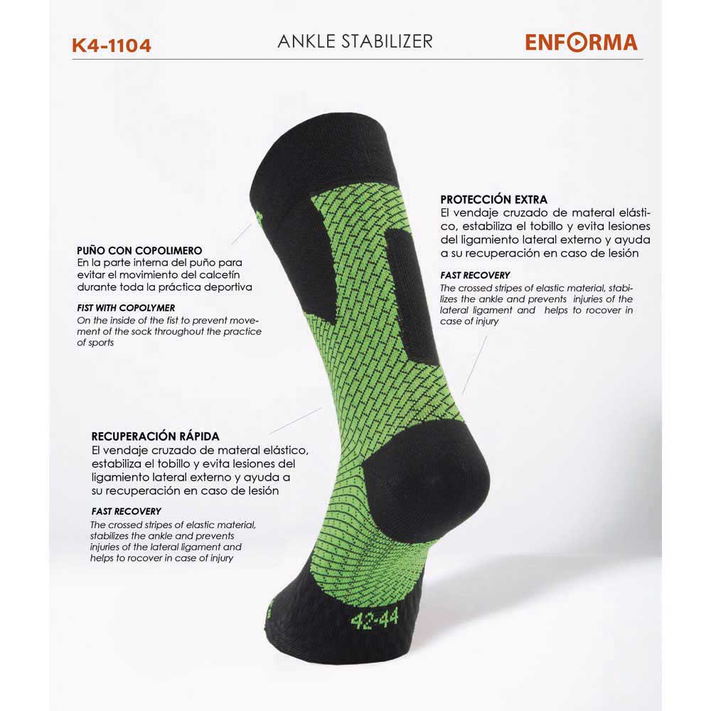 Enforma socks Ankle Stabilizer strømper