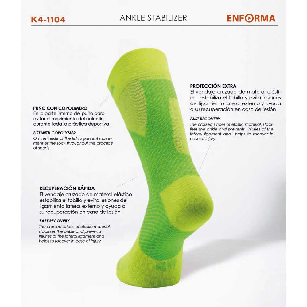 Enforma socks Ankle Stabilizer strømper