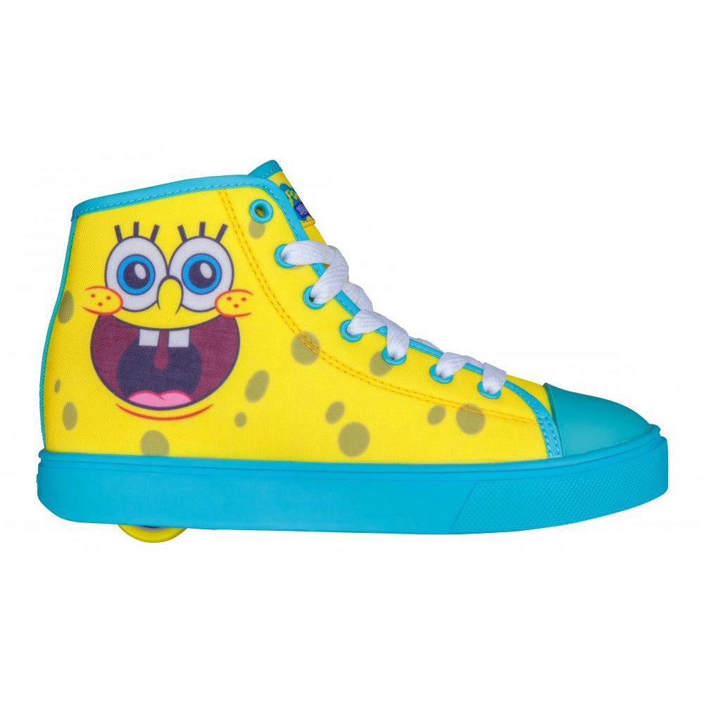 Heelys New Heelys X Spongebob Hustle Wheels Skating Unisex Kids Junior Shoes HES10362 