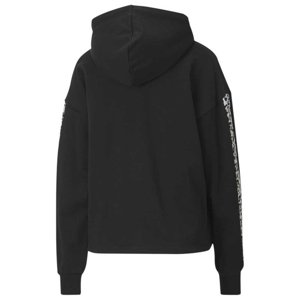 Puma Classics Cropped All Over Print Hoodie