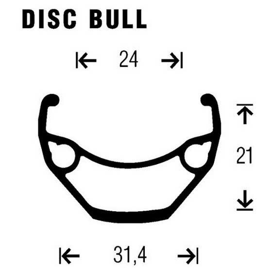 Gurpil 6B Disc Bull M475 26´´ 6B Disc MTB front wheel