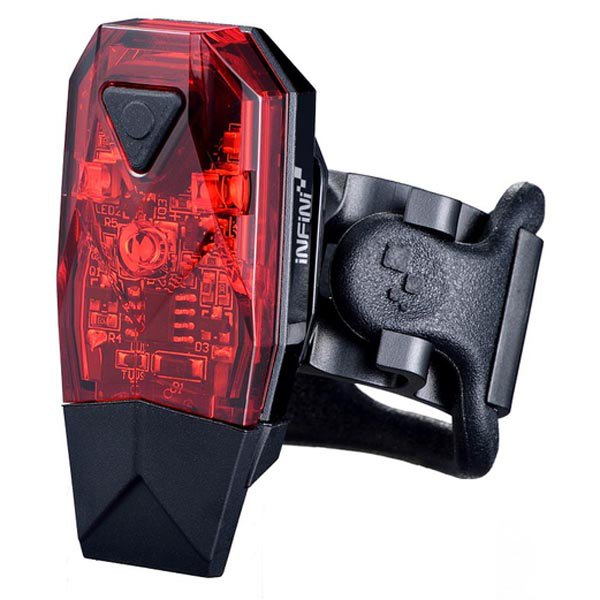 Infini Lava twin pack micro USB front and rear lights black 