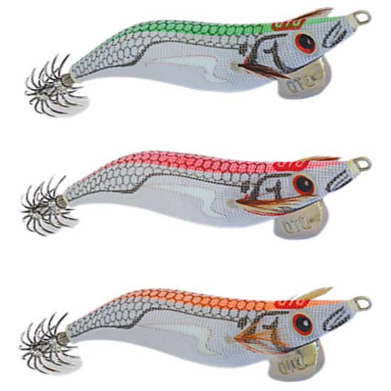 RED 3.0 90mm Color NEW DTD Squid Jig FULL FLASH Oita GLOW SOUND EFFECT Size 