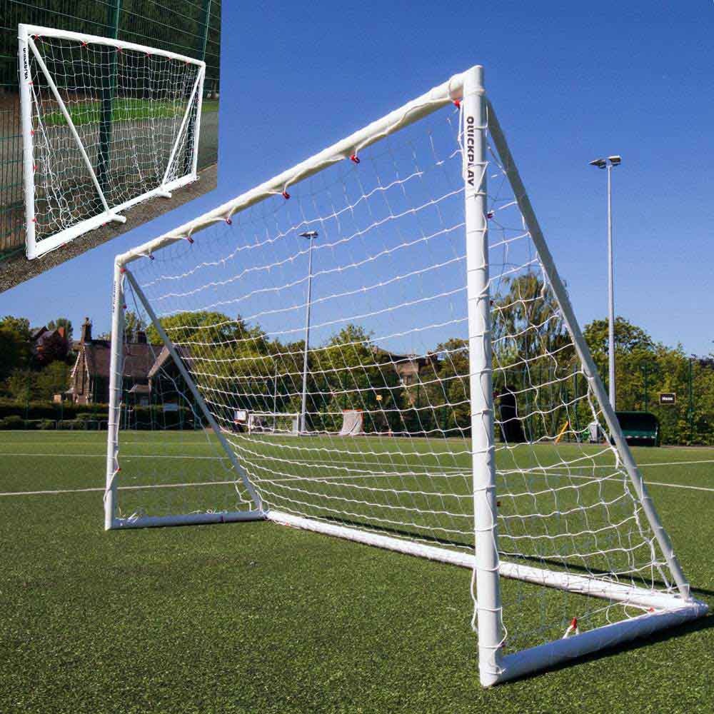 Folding Football Goal FREE DELIVERY 366 x 183cm QUICKPLAY Q-Fold 12 x 6ft 