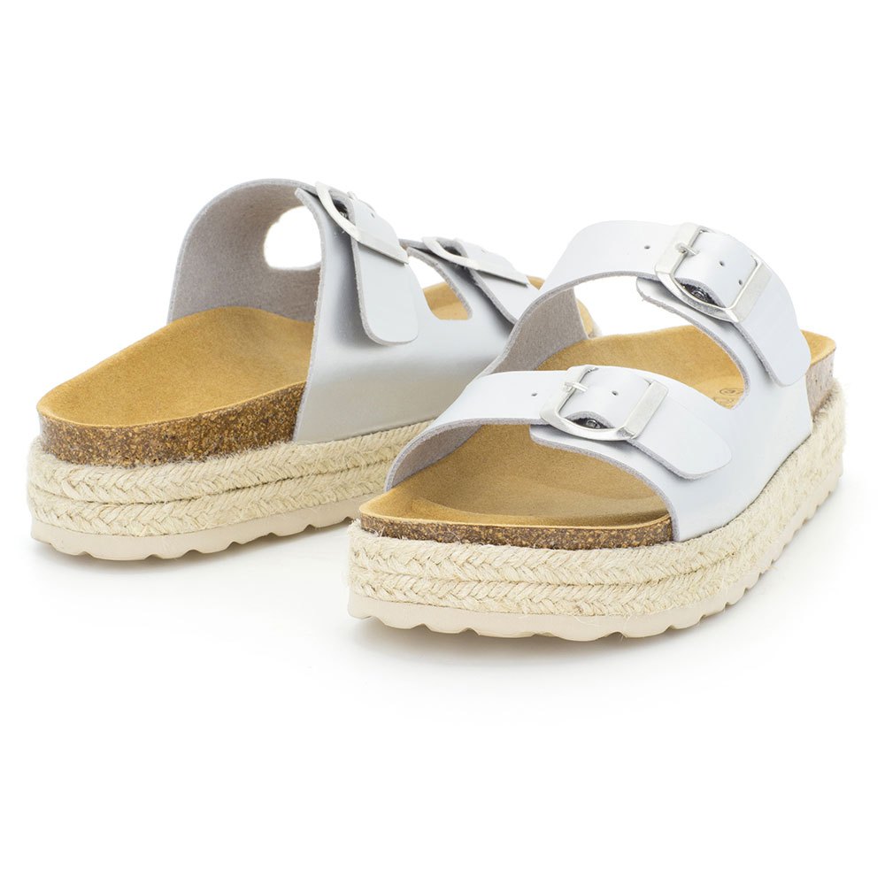 Duuo shoes Alfa 2 Buckle Sandals White | Dressinn