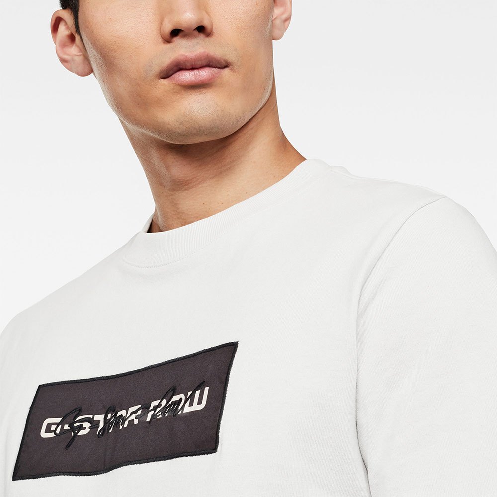 G-Star Box Logo Embroidered GR Short Sleeve T-Shirt