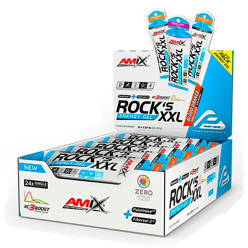 amix-caja-geles-energeticos-rocks-xxl-65g-24-unidades-naranja