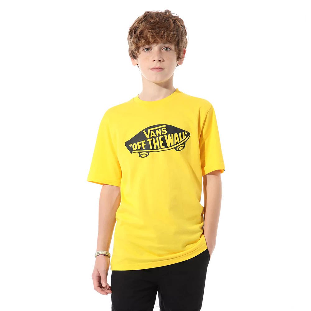 Sleeve Boys Yellow Dressinn Short Vans | Otw T-Shirt