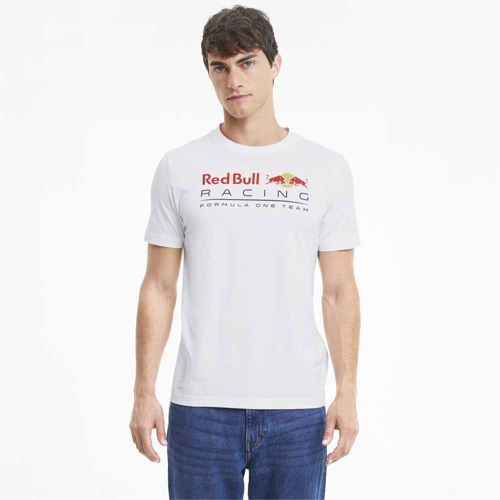 display prevent Discipline Puma Red Bull Racing Logo Short Sleeve T-Shirt White | Dressinn