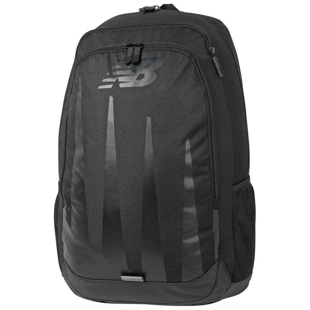 New balance Oversized Print L Backpack Black | Dressinn
