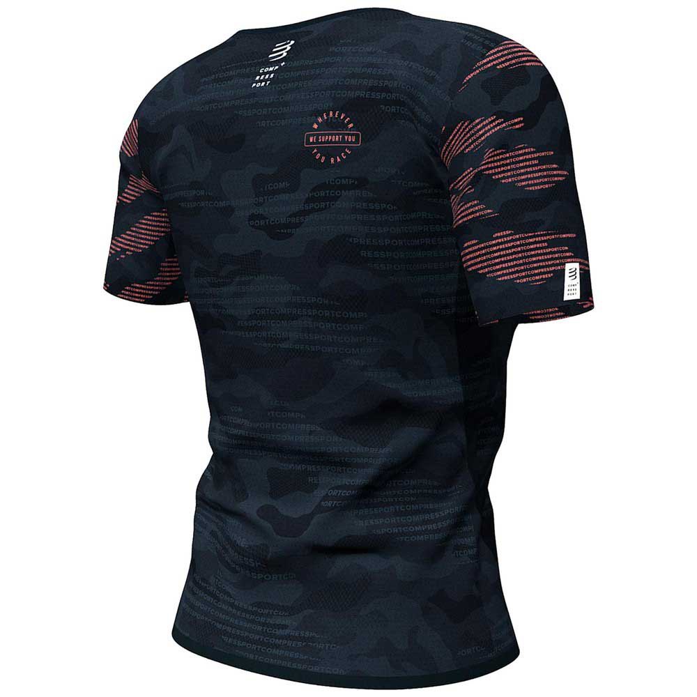 Compressport T-Shirt Manche Courte Training Camo Neon 2020