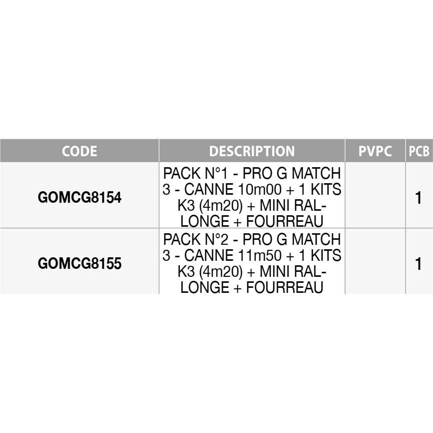 Garbolino Combo Pro G Match 3 Pack 2