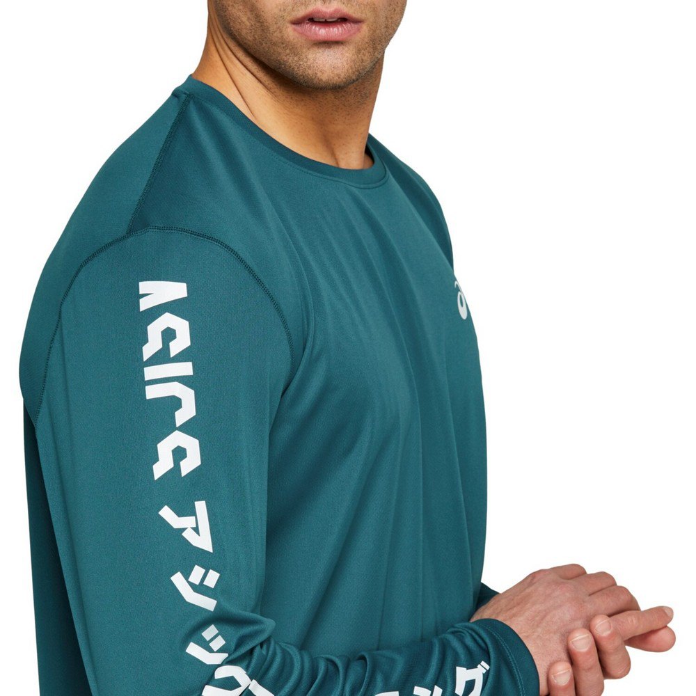 Asics T-shirt Manches Longues Katakana