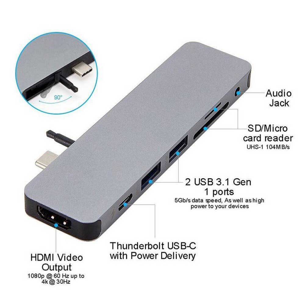 Hyper Hub For MacBook PC Og USB-C-enheter Drive SOLO