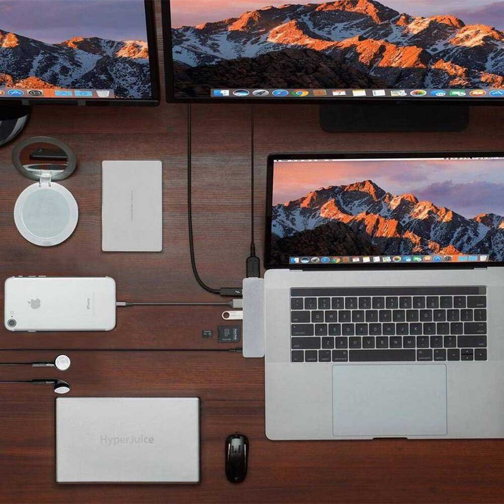 Hyper Hub For MacBook PC Og USB-C-enheter Drive SOLO