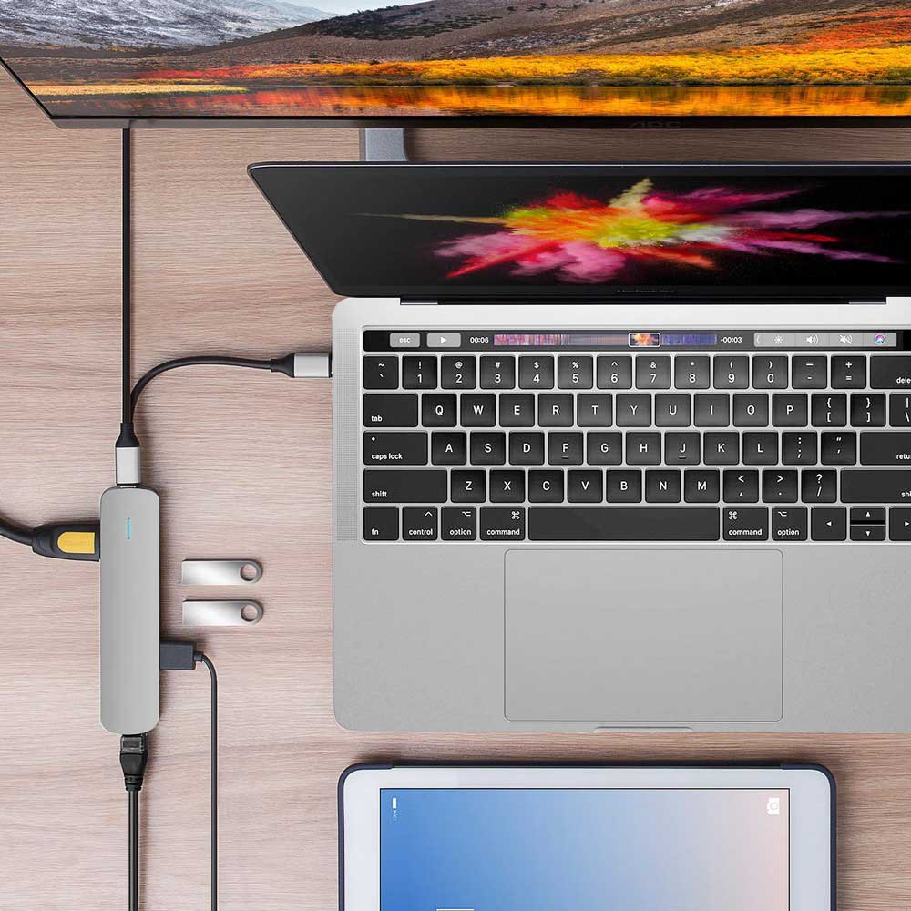 Hyper Drive 6 In 1 USB-C Hub with 4K HDMI Output