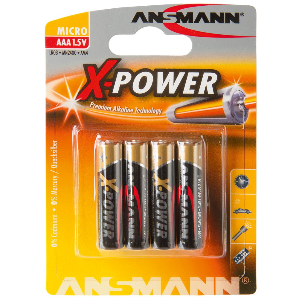 Ansmann X-Power AAA 4 Units Stapel