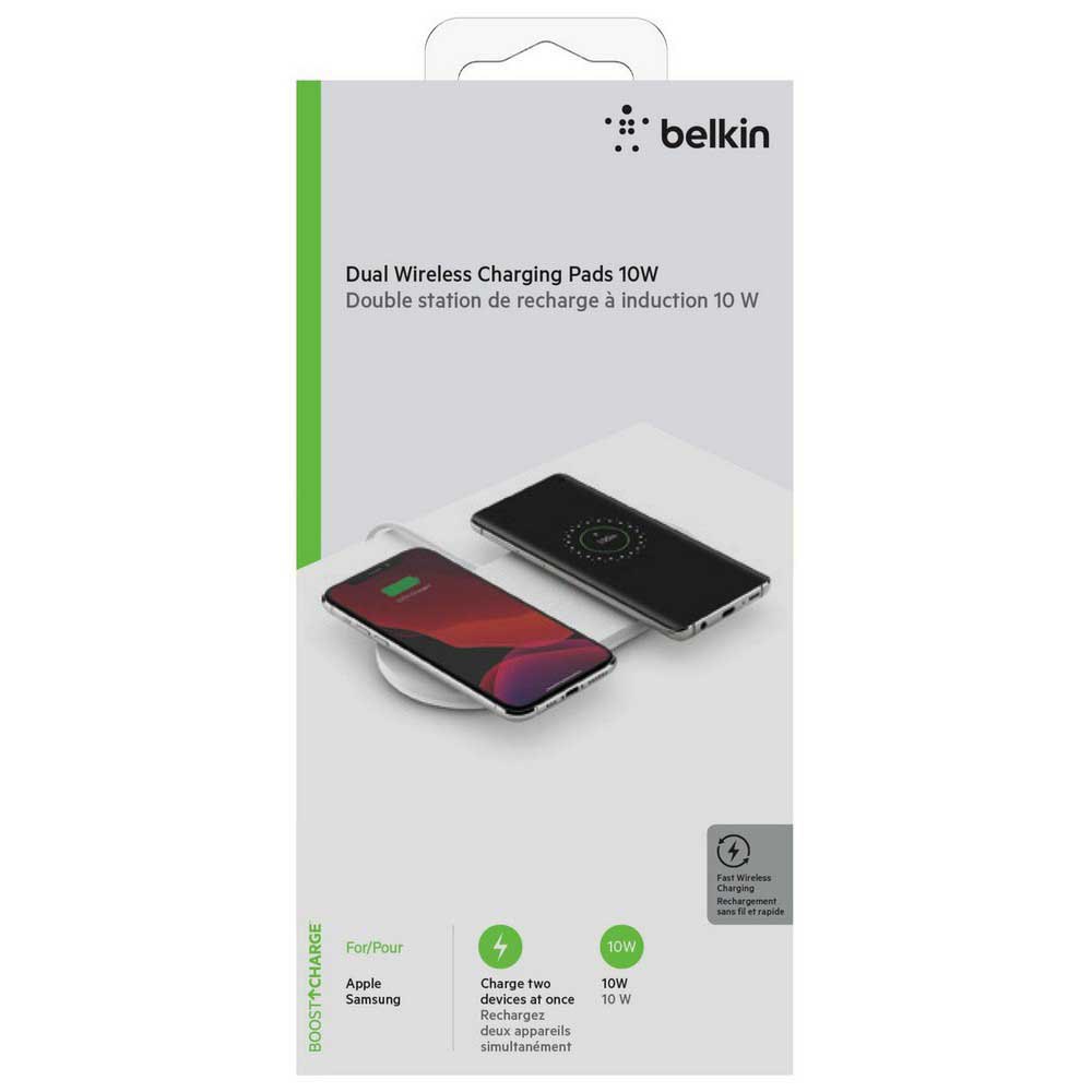 Belkin Chargeur 2x 10W Dual Wireless Charging Pad With PSU