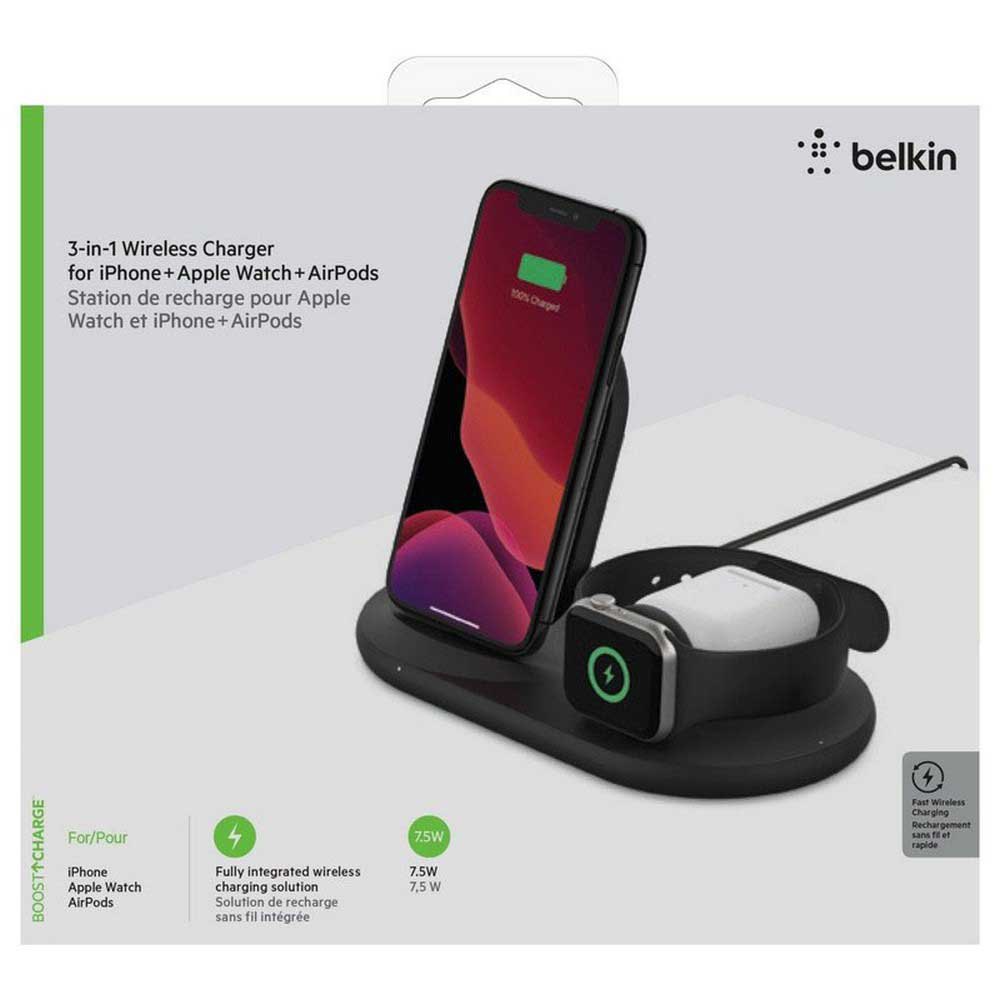 Belkin 充電器 3 In 1 Wireless Pad/Stand/Apple Watch