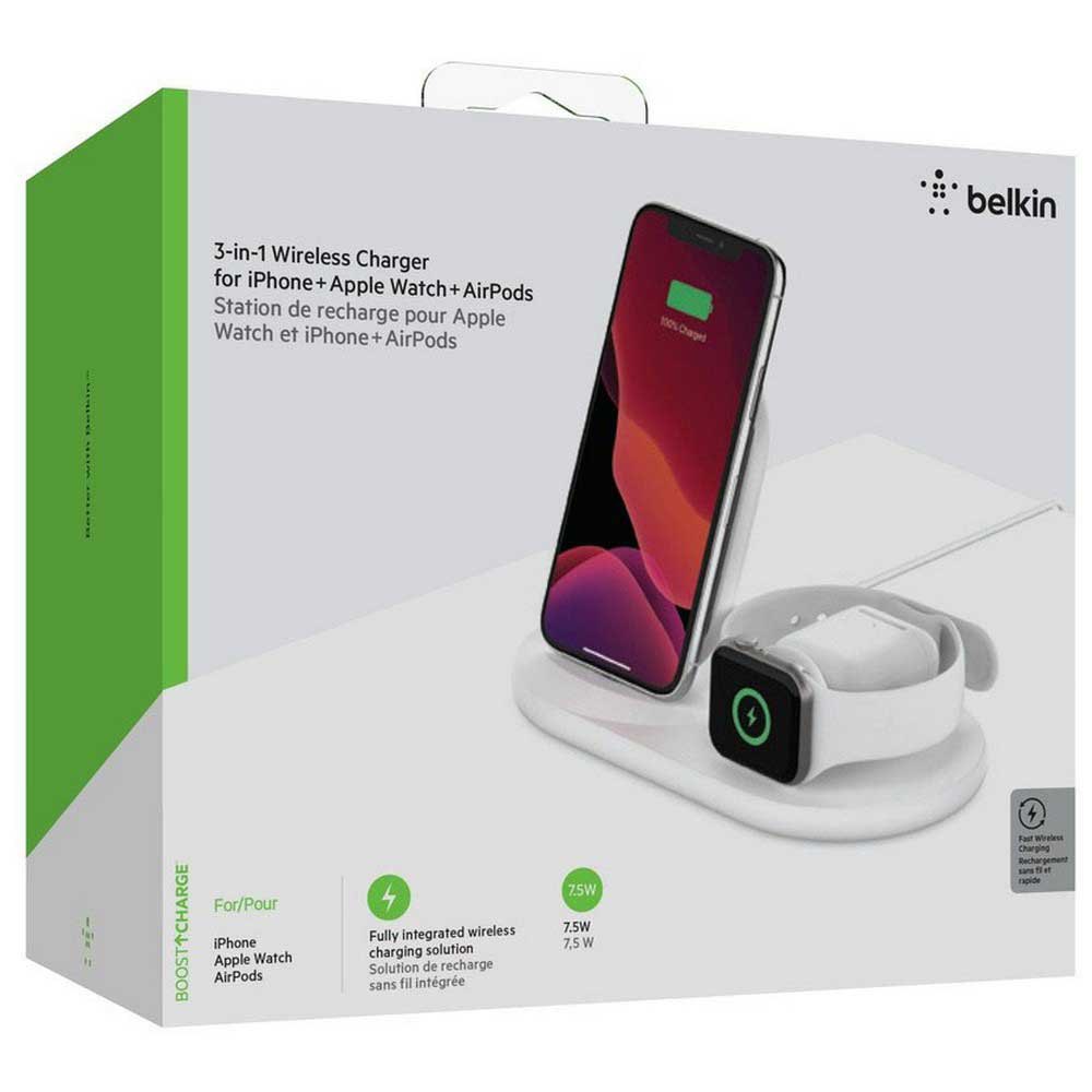 Belkin 充電器 3 In 1 Wireless Pad/Stand/Apple Watch