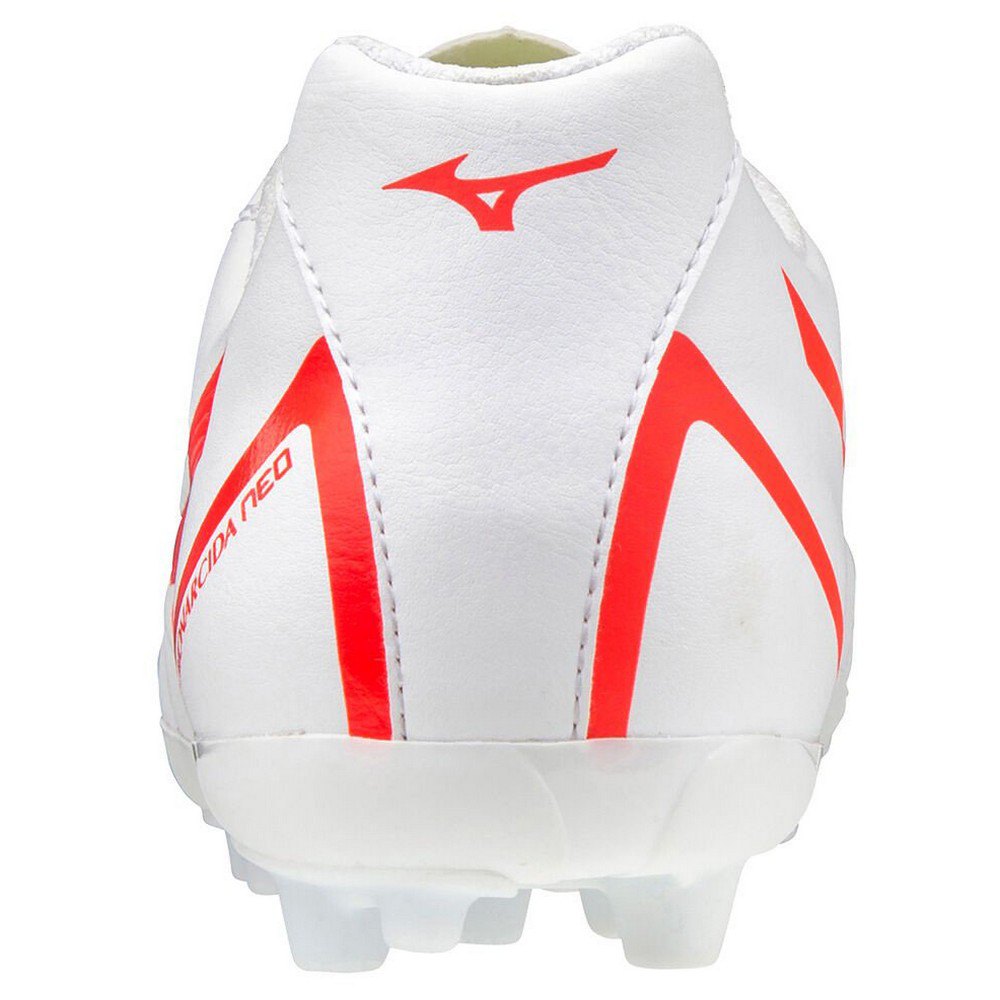 Football Boot White/Black/Chinese Red White Size Mizuno Monarcida Neo Sel AG 9.5 UK 
