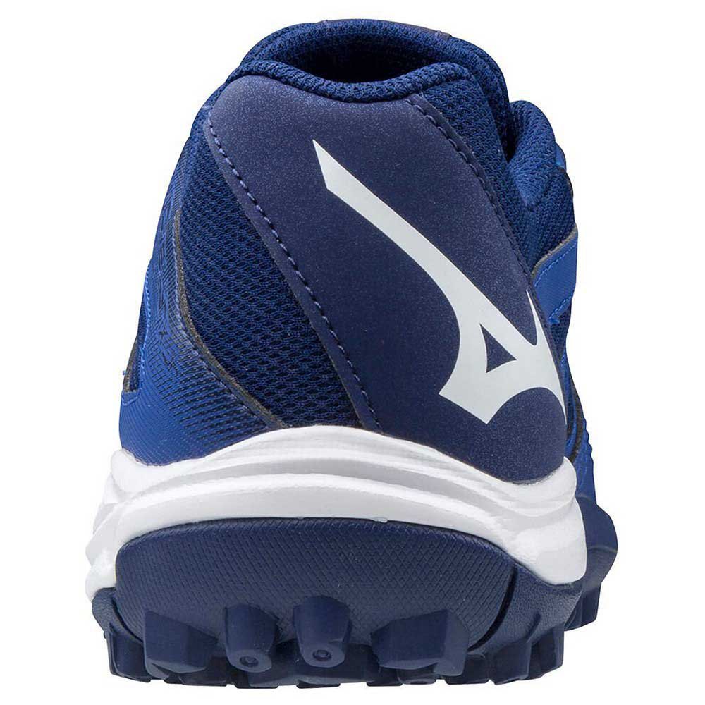Mizuno Mens Wave Lynx Hockey Shoes Pitch Field Blue Sports Breathable 